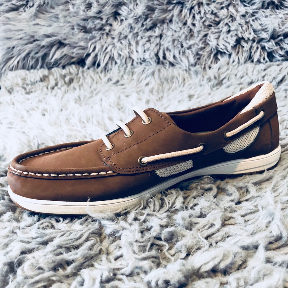 Brown Ryka Slip-on Loafers Boat Shoes